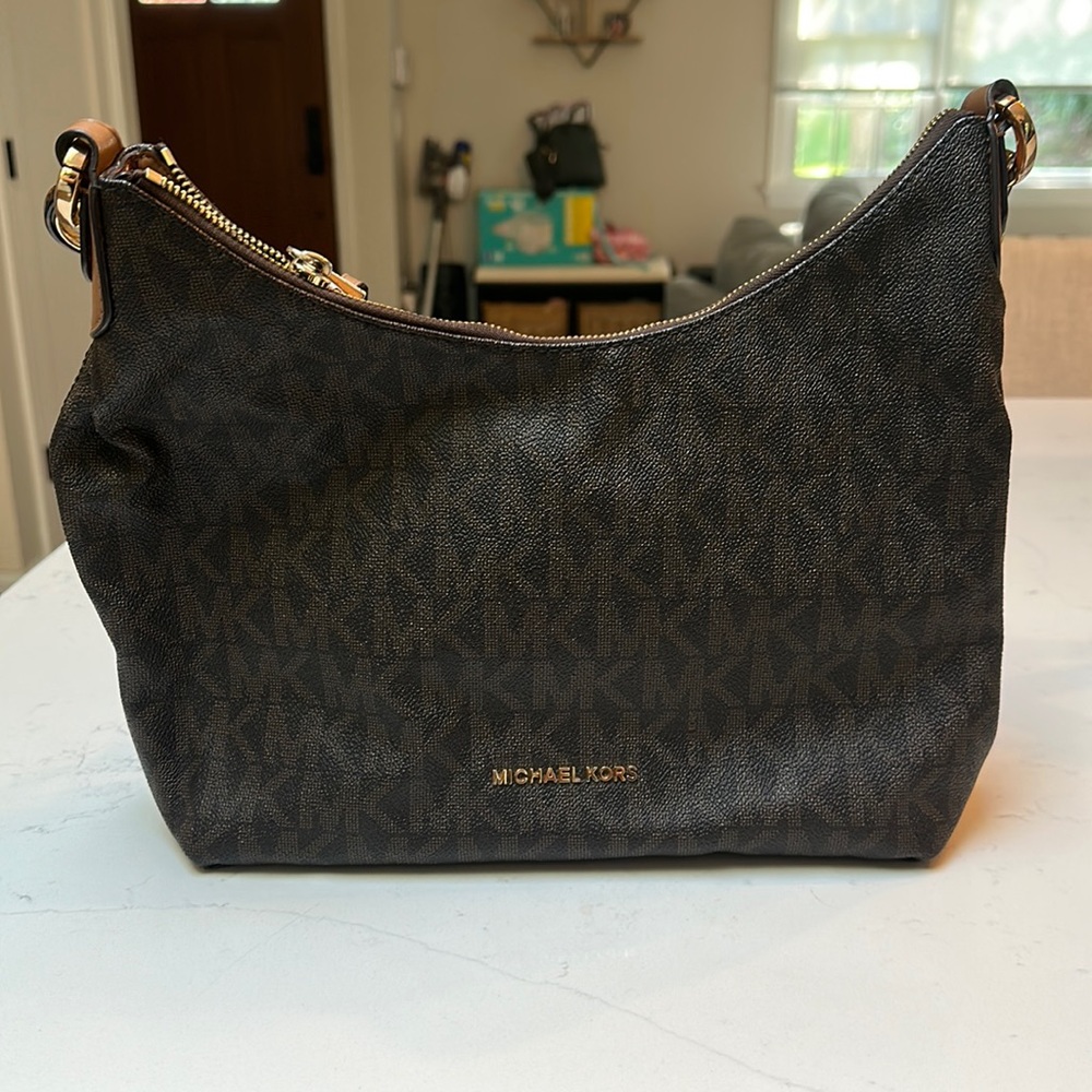 Michael Kors Medium bag with MK initials.
